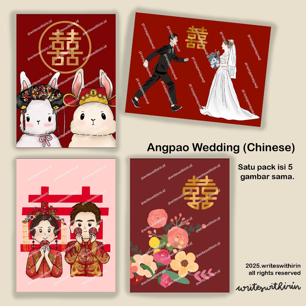 

Angpao Wedding/ Married Chinese Suang Xi (writeswithirin) Angpau, Red Envelope, Sangjit, Tingjing