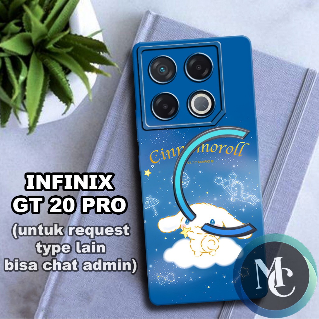 CC23/ Softcase karet lentur untuk INFINIX GT 20 PRO/Motif kartun/case INFINIX GT 20 PRO/kesing INFIN