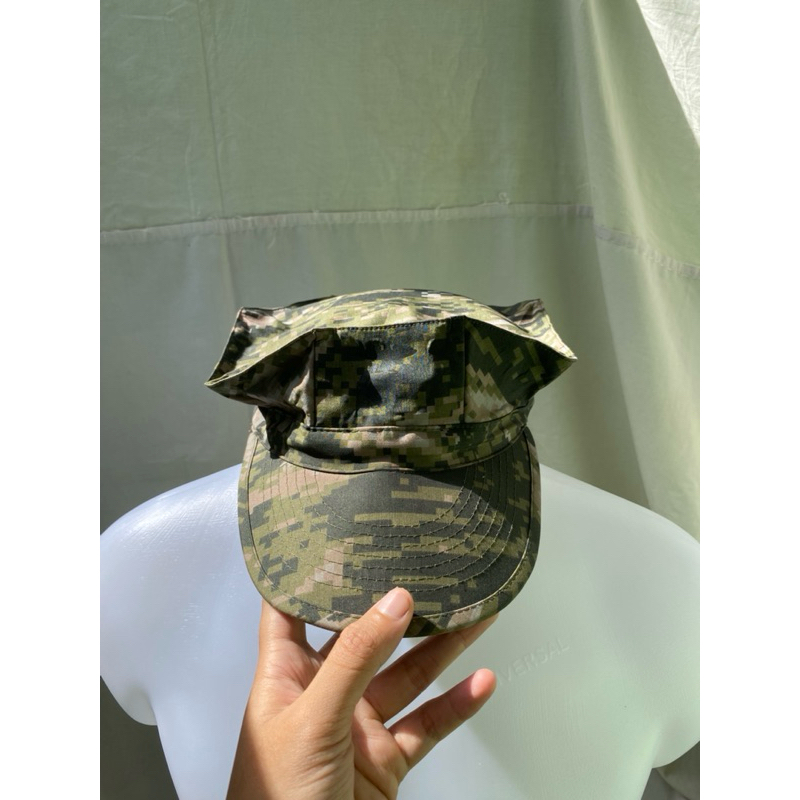 Okinawa Utility Working Cap Topi Army Loreng Digital Tiger Stripes Marines Korea (4)