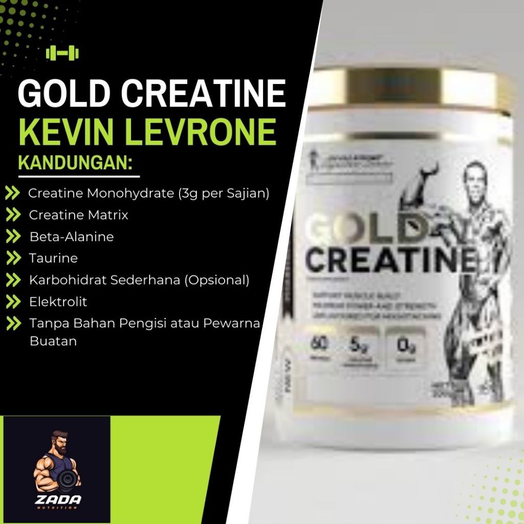 Kevin Levrone Signature GOLD CREATINE 300 Gram 60 Serv