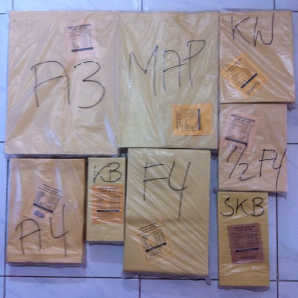 

KODE BNNZ7 Amplop Coklat Zibiz Map 29x4cm