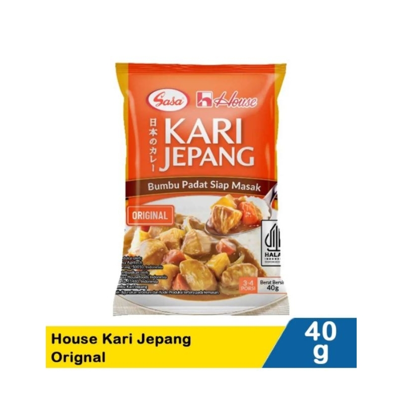 

Sasa House Kari Jepang Original 40gr - Exp Nov 2025