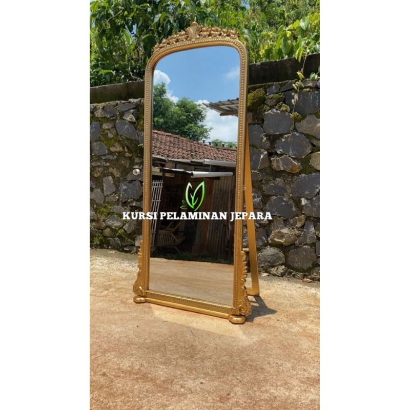 PIGURA KACA, STANDING MIROR, DEKORASI PELAMINAN