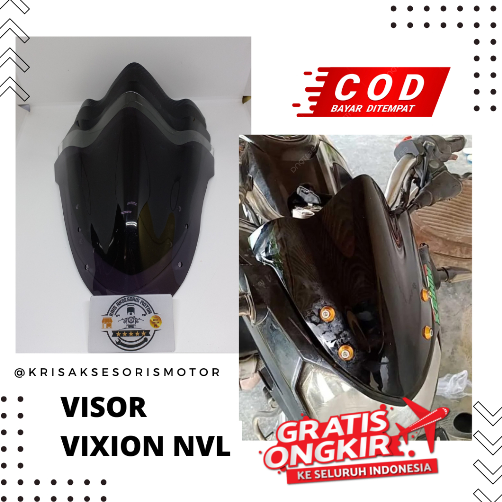 Visor vixion new vixion lightning nvl visor vixion nvl tebal 2013