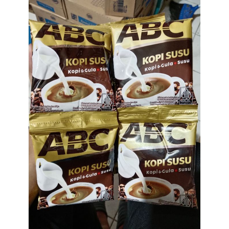 

kopi ABC susu renceng 10 sachet