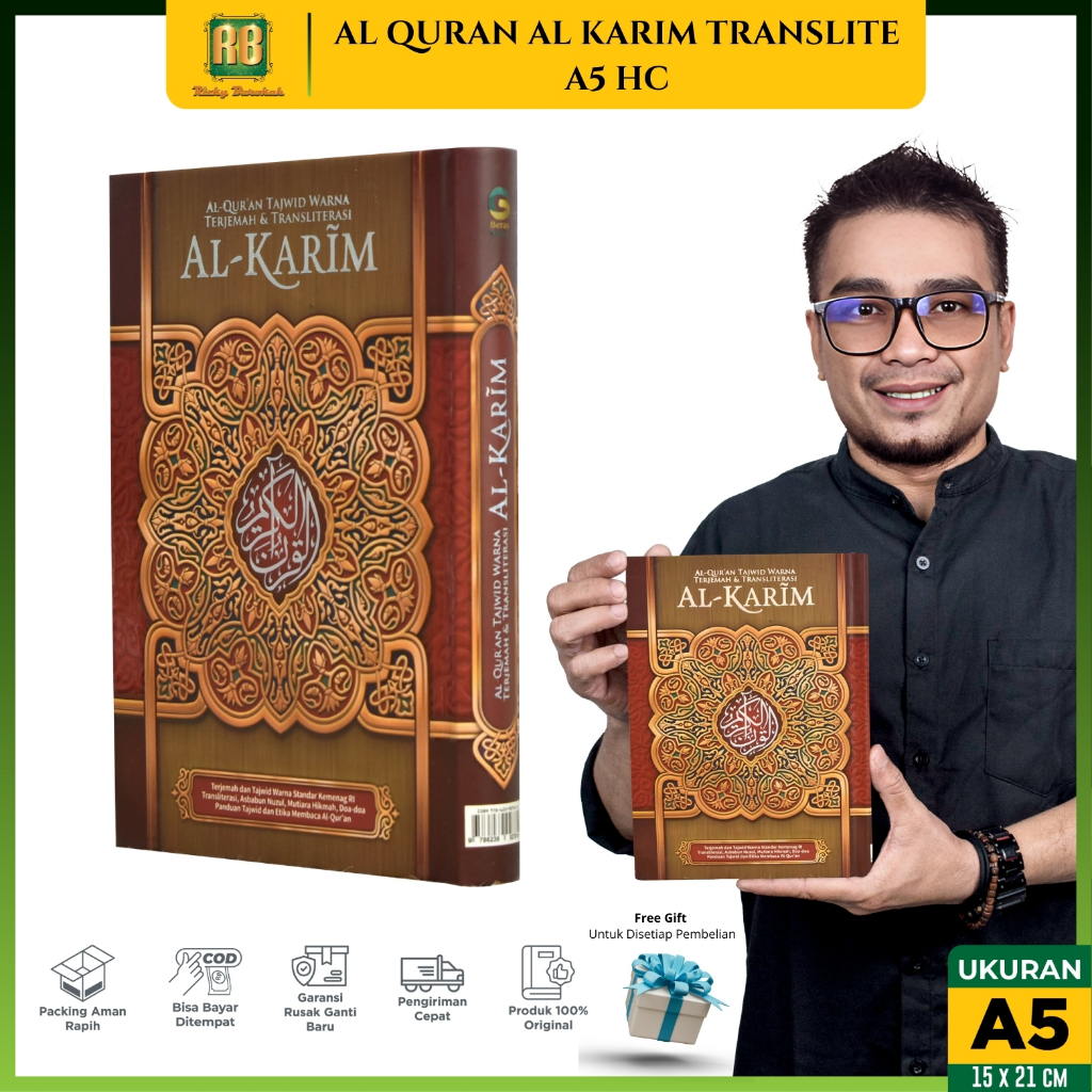 Alquran Alkarim Transliterasi Latin A5 Alquran Tajwid Al-Karim A5 Terjemah dan Latin - alquran al ka