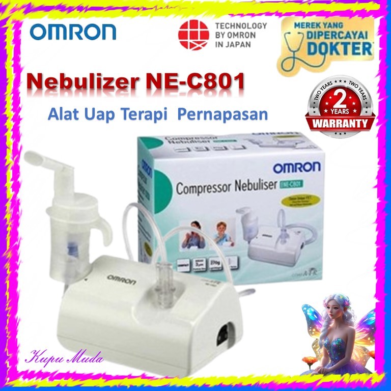 OMRON Nebulizer NE-C801 / Nebulizer portable / nebulizer omron c801 / nebulizer omron / alat uap