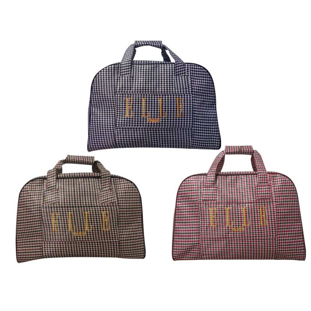 Tas Travel Elle Maroon/ Tas Travel Selempang Koper / Travel Bag Elle
