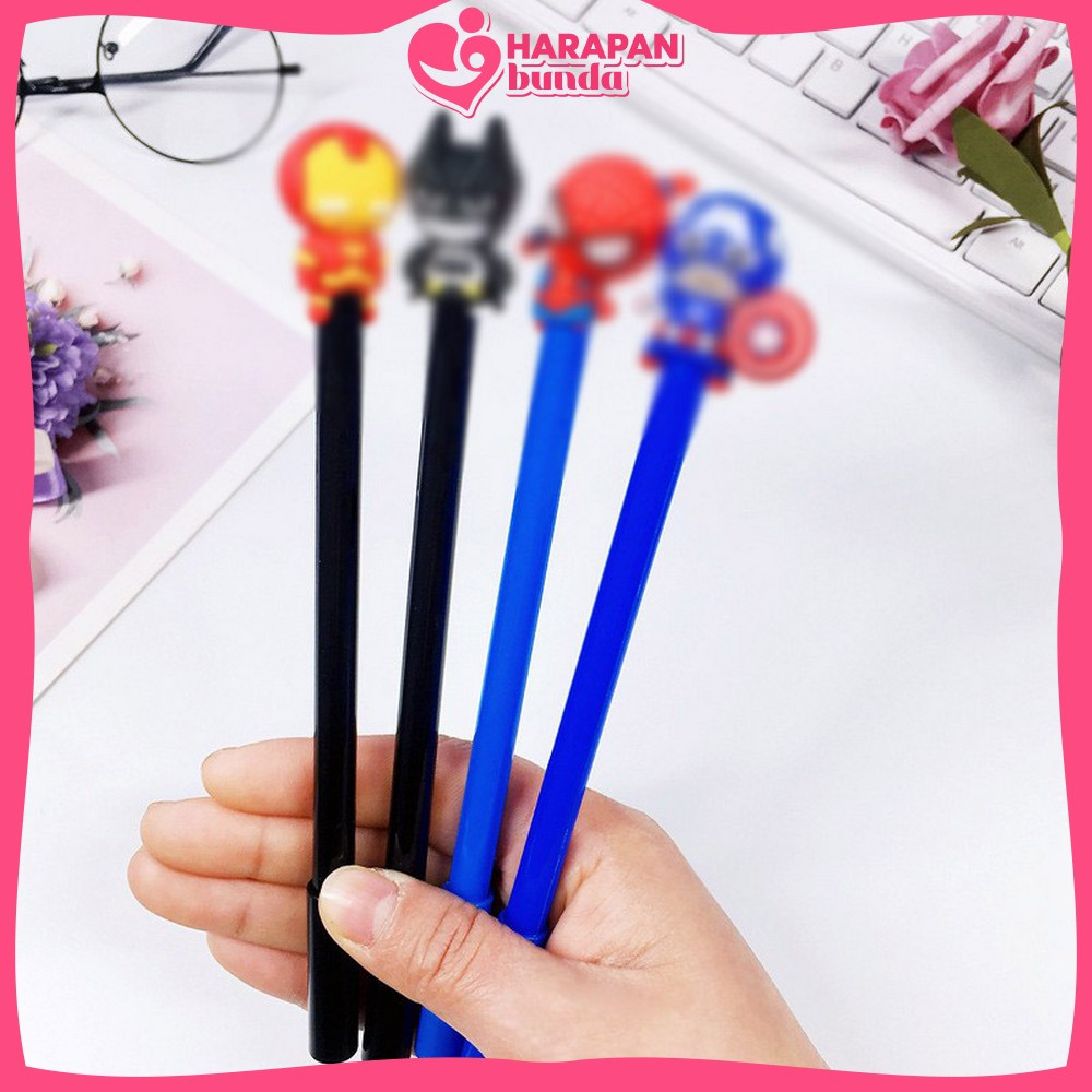 

Pen Hero Alat Tulis Stationary / Pena Hero / Pulpen Gel Karakter Hero Lucu Harapan Bunda A12