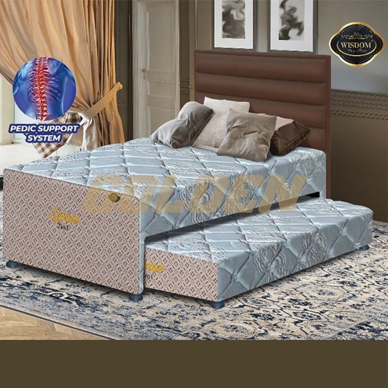Springbed Wisdom 2in1 Lexus Bed Dorong Latex 120x200 CM