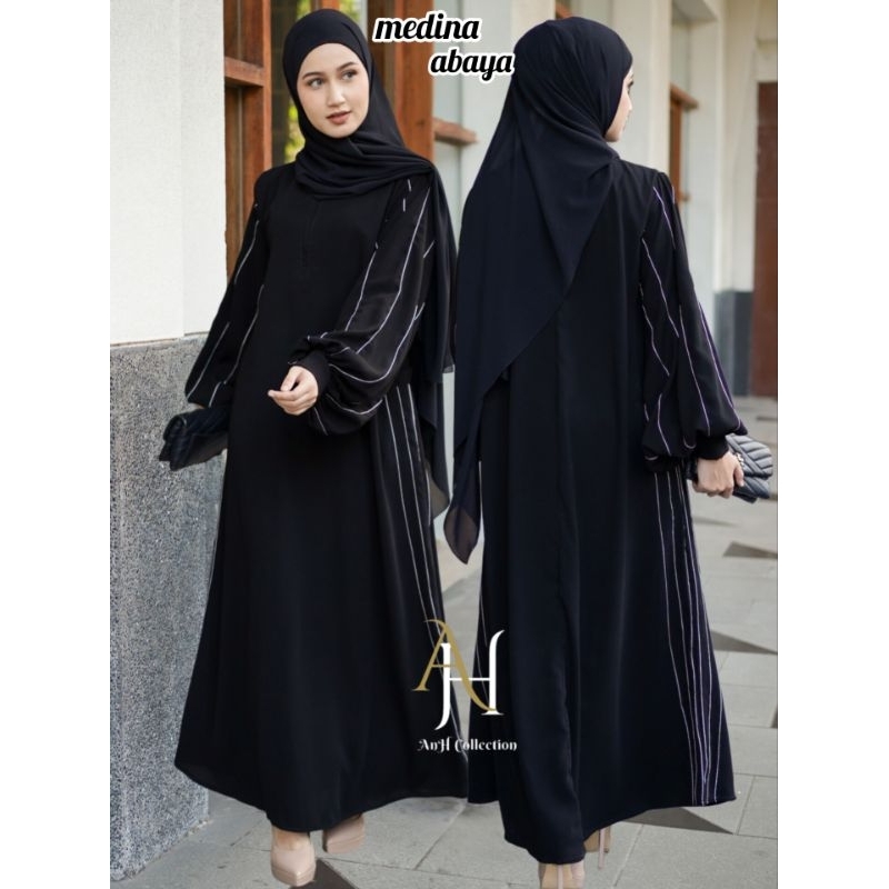 AnH Collection - Gamis Abaya kode 989 exclusive busui busana muslim Maxi dress muslim gamis Saudi tu