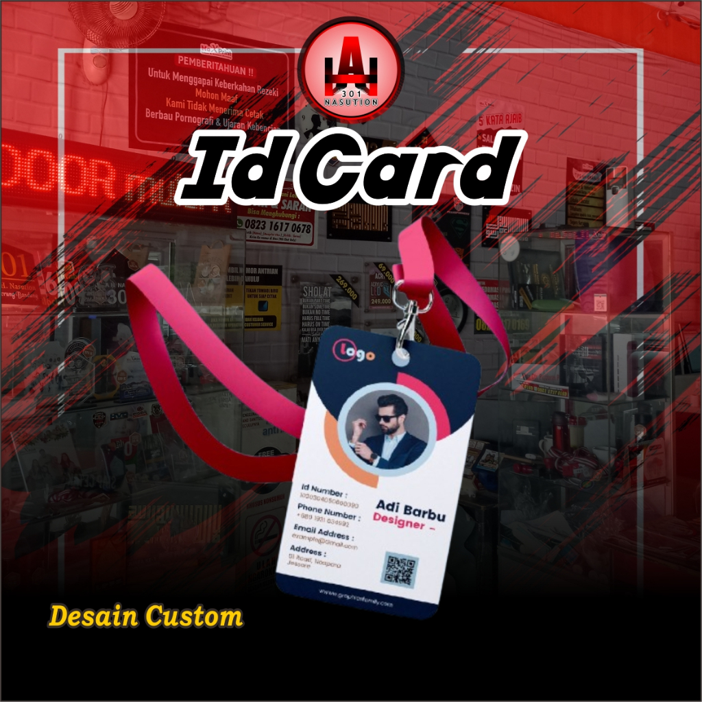 

ID CARD LANYARD COSTOM