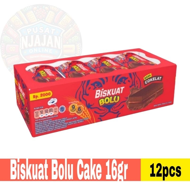 

Biskuat Bolu Cake 16gr Box isi 12 pcs