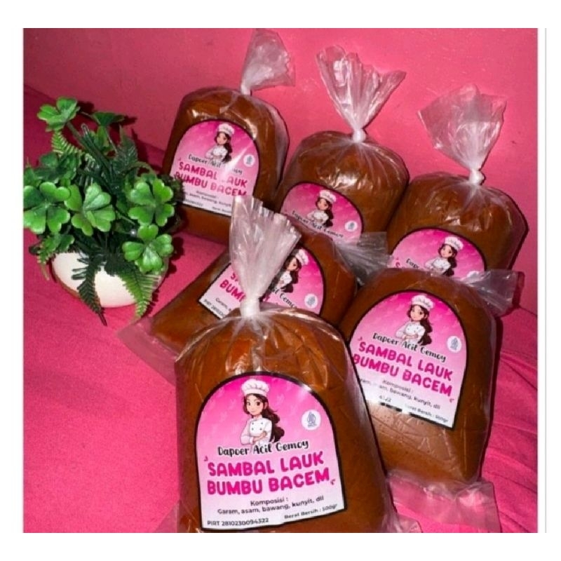 

BUMBU BACEM SAMBEL LAUK ACIL GEMOY SAMBEL LAUK KHAS NEGARA BUMBU LAUK MARINASI /GEMOY