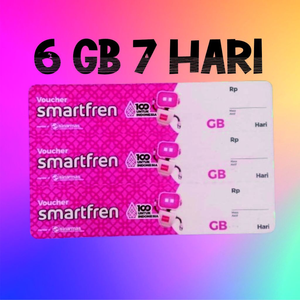 VOUCHER SMARTFREN 6 GB