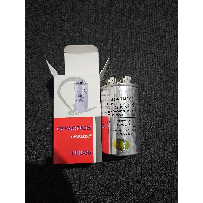 Kapasitor Capasitor AC 1/2 PK 20 + 1,5UF Mikro Merk Starmec / Semua Merk AC Panasonic Samsung LG