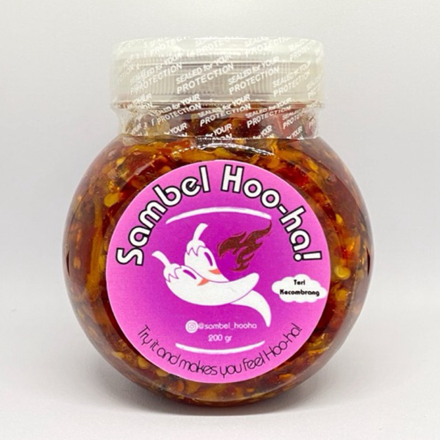 

Sambal Teri Kecombrang Sambal hooha 200gr Sambel teri Kecombrang Sambel Hooha