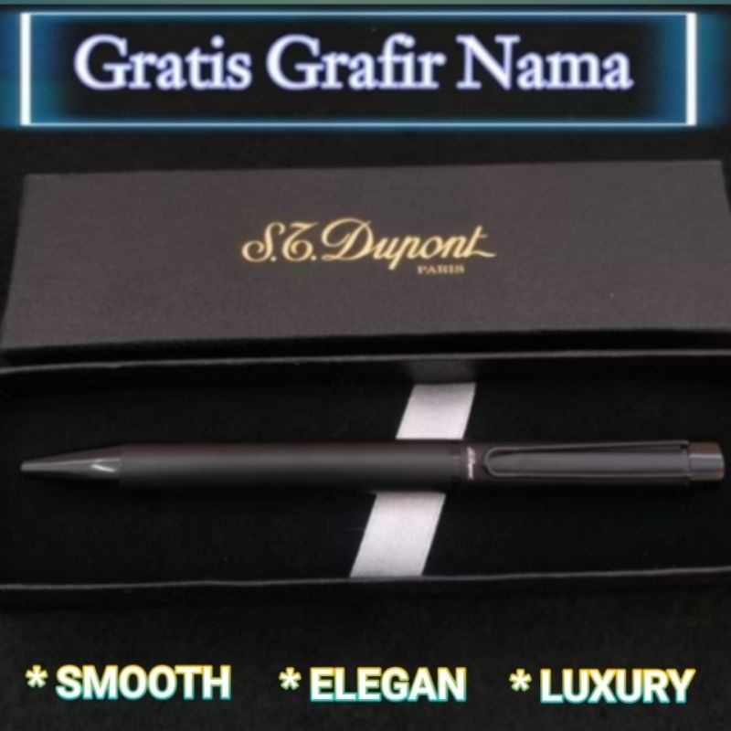 

Pulpen Mewah St Dupont Black Panter Gratis Grafir Nama Dan Box Exlusive