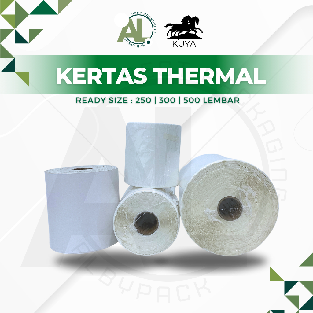 

Thermal label / Kertas thermal 100m x 100mm x 500pcs