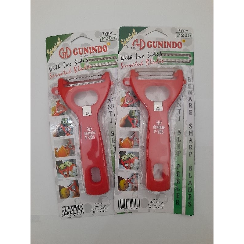 

Alat Kupas Buah & Sayur / Gunindo P-205 Serrated Blade