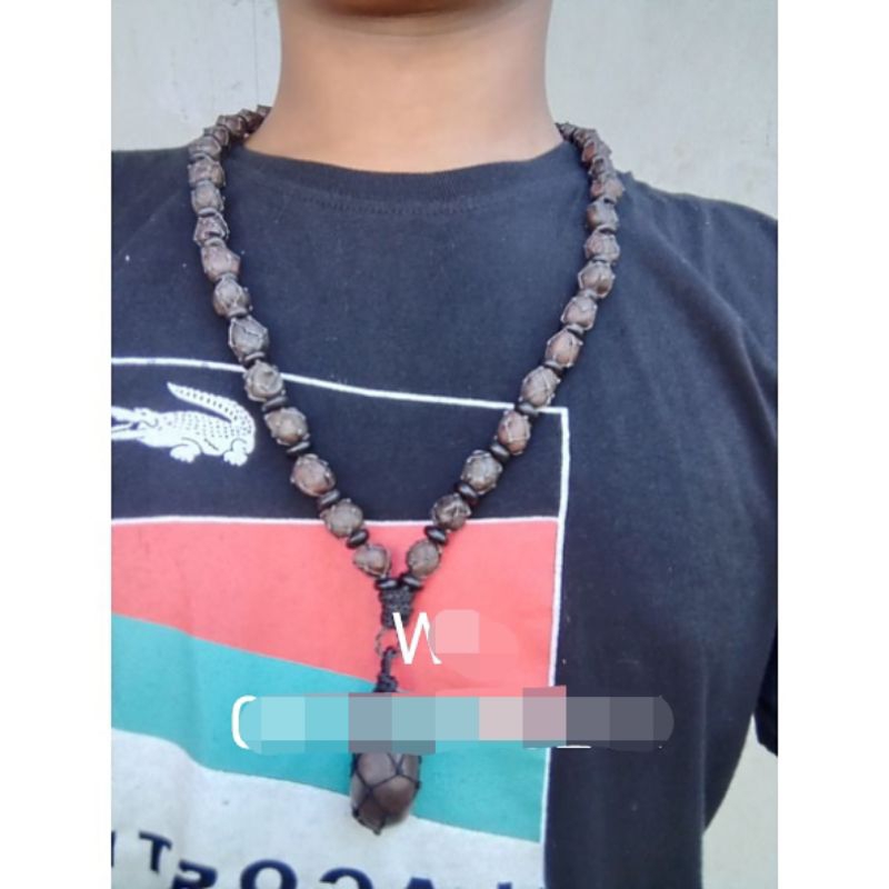kalung tasbih munta besi daging