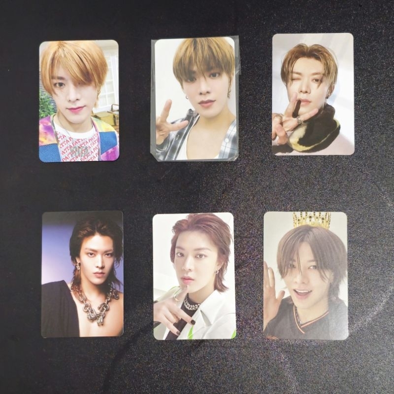 Photocard Yuta Loveholic, 2 Baddies, Sticker, NCT Nation, Fanmeet, Favorite
