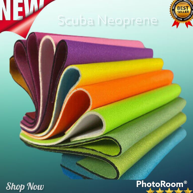 KODE W39U Kain Scuba Neoprene Import  Bahan Kain Scuba Tebal Neoprene