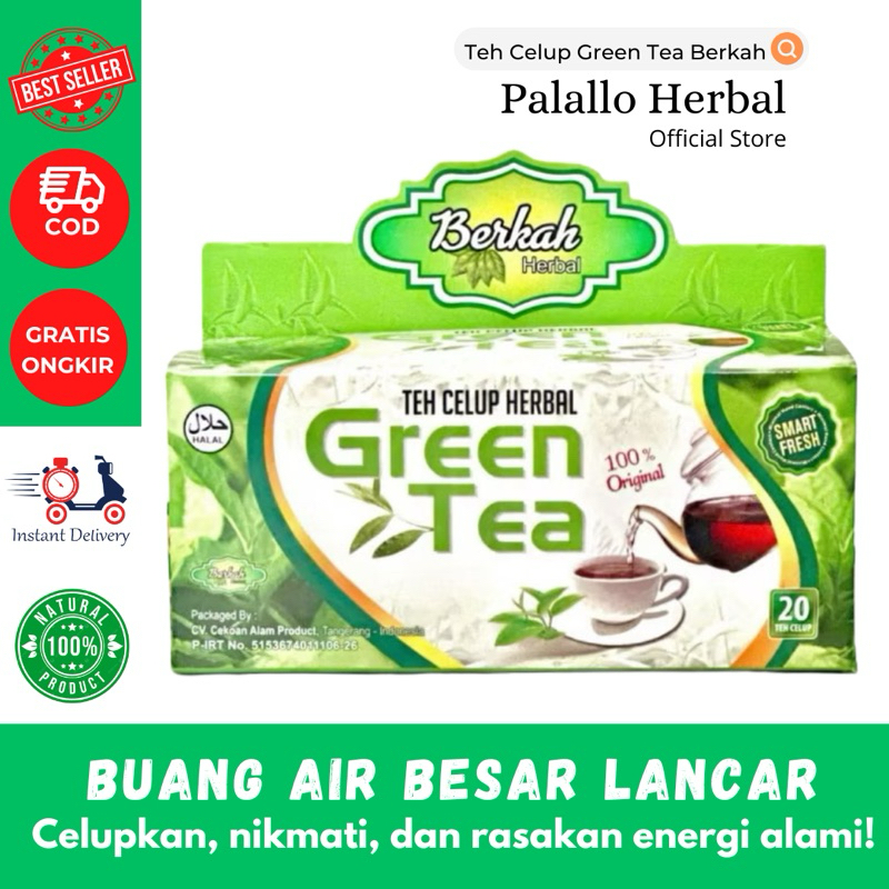 

Teh Celup Green Tea Berkah Herbal