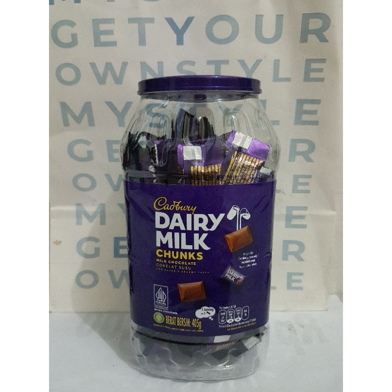 

Cadbury Dairy Milk Chunks Milk Chocolate 405gr