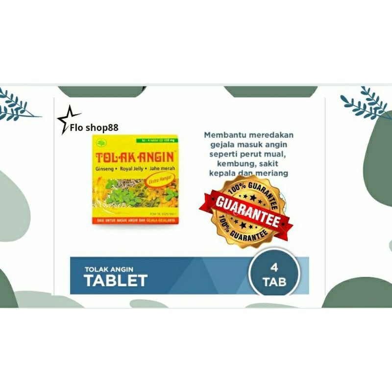A - TOLAK ANGIN / TOLAK ANGIN 4 TABLET / TOLAK ANGIN TABLET