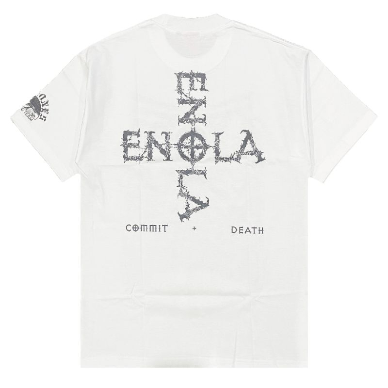 Tshirt ENOLA - COMMIT DEATH White | Enola Official Merchandise