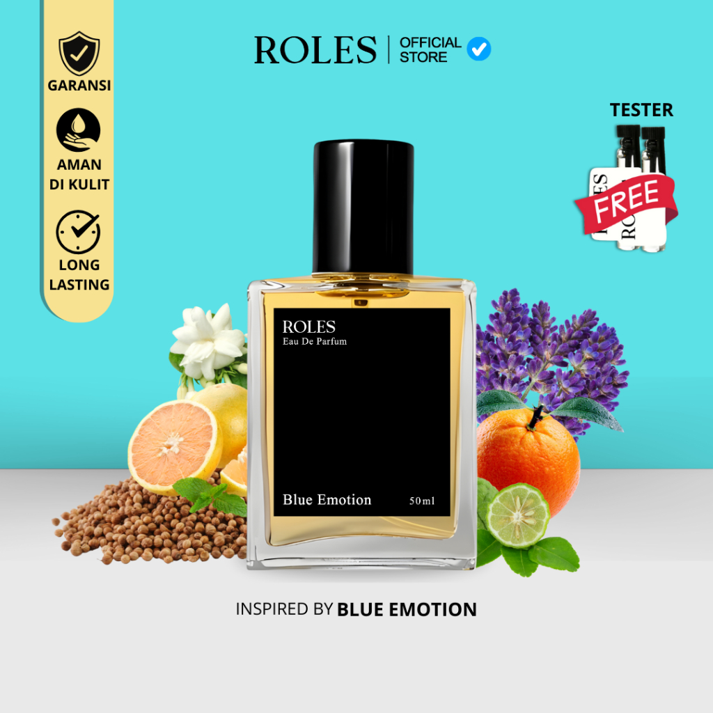 ROLES - Parfum Inspired by BLUE EMOTION Parfum Pria Tahan Lama