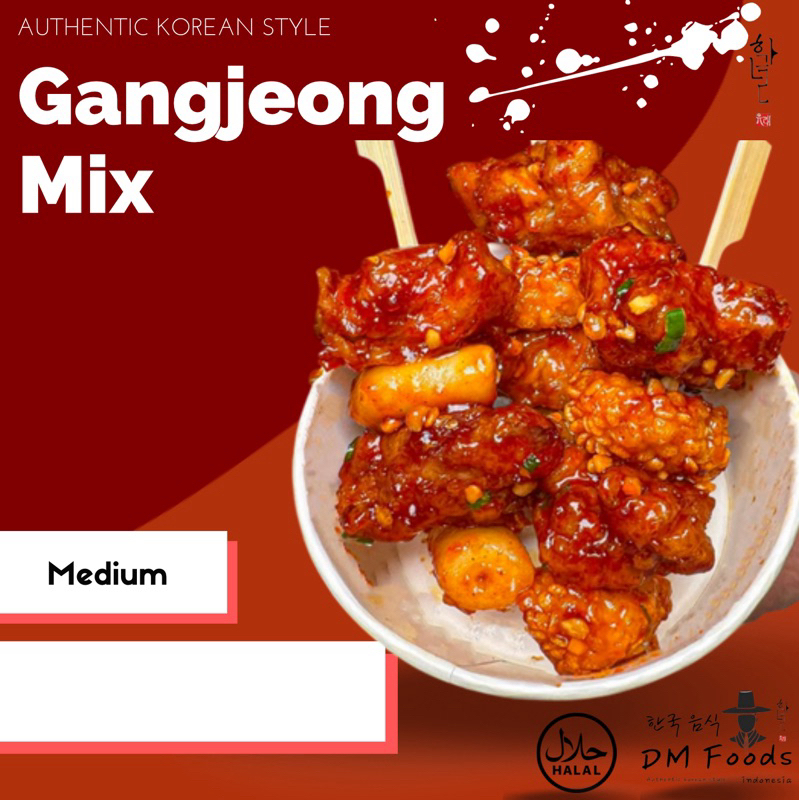 

GANGJEONG MIX - Chicken Dakgangjeong Mix - KOREAN CHICKEN - Chicken spicy - Korean food
