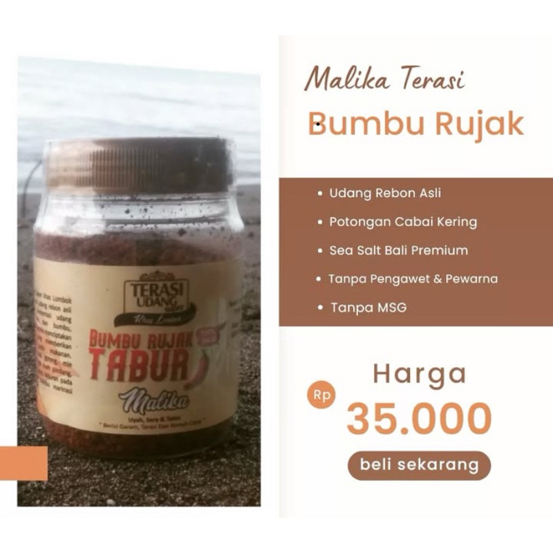 

Malika Bumbu Rujak bubuk