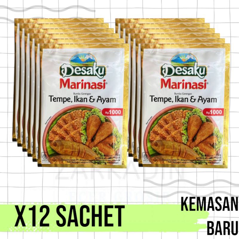 

Desaku Marinasi Bumbu Goreng Gorengan Ayam Ikan Tempe 1 Renceng