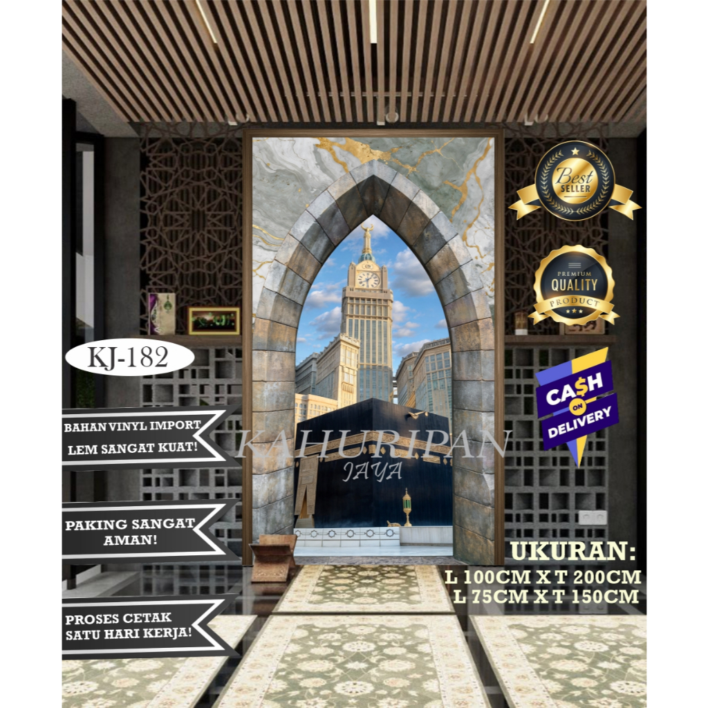 BISA CODMihrab Mushola Rumah Stiker Mihrab Wallpaper Mihrab Mushola Rumah Sticker Mihrab Mushola Rum