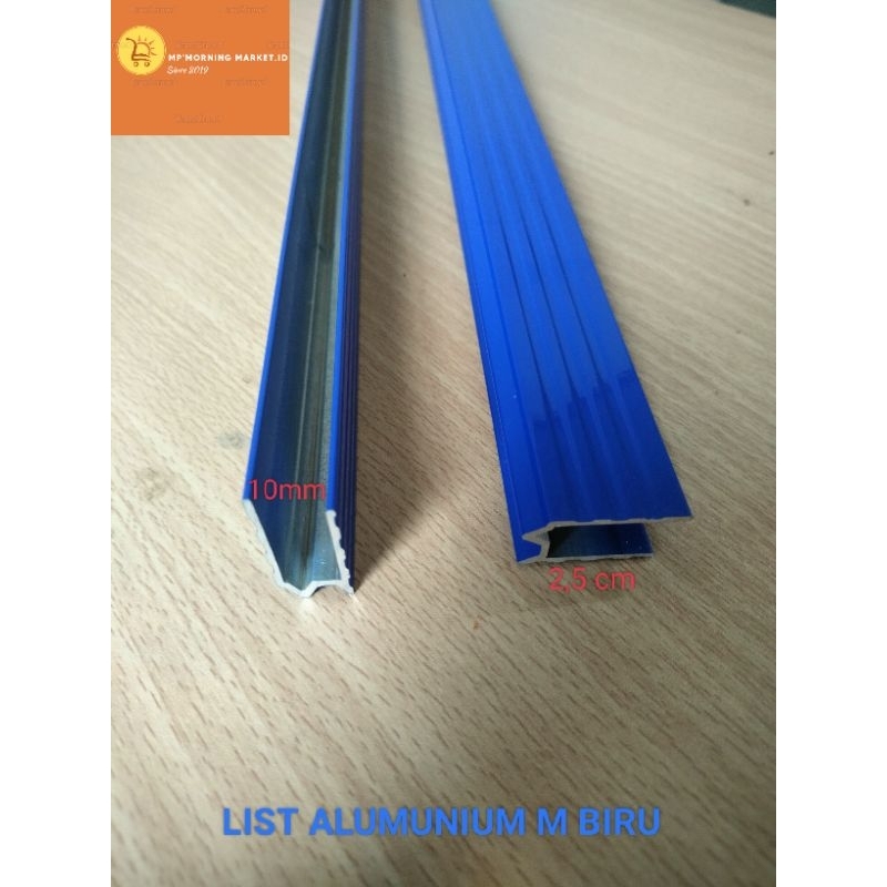 LIST ALUMUNIUM M BIRU 100 CM,LIST HARDCASE BOX/FLIGHTCASE,PROFIL U