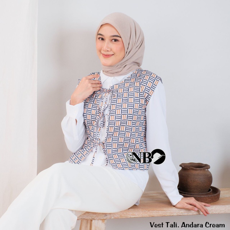 Vest Wanita Rompi Korean Vest batik modern Wanita