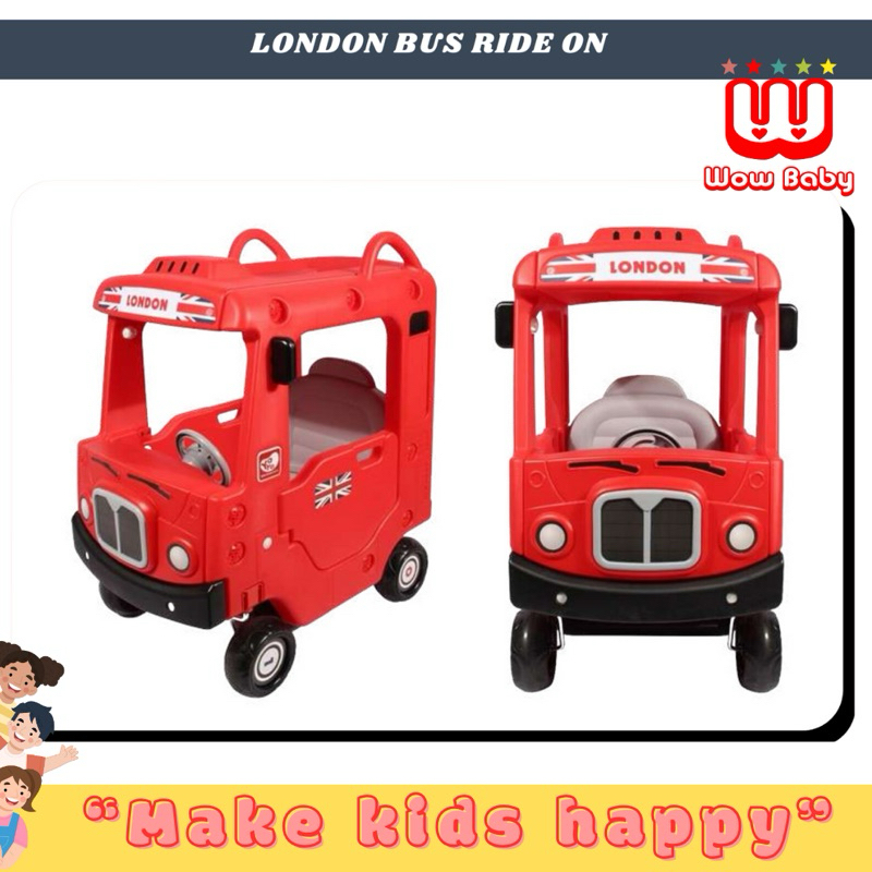 JM LONDON BUS RIDE ON Y-2031 Mainan bus anak