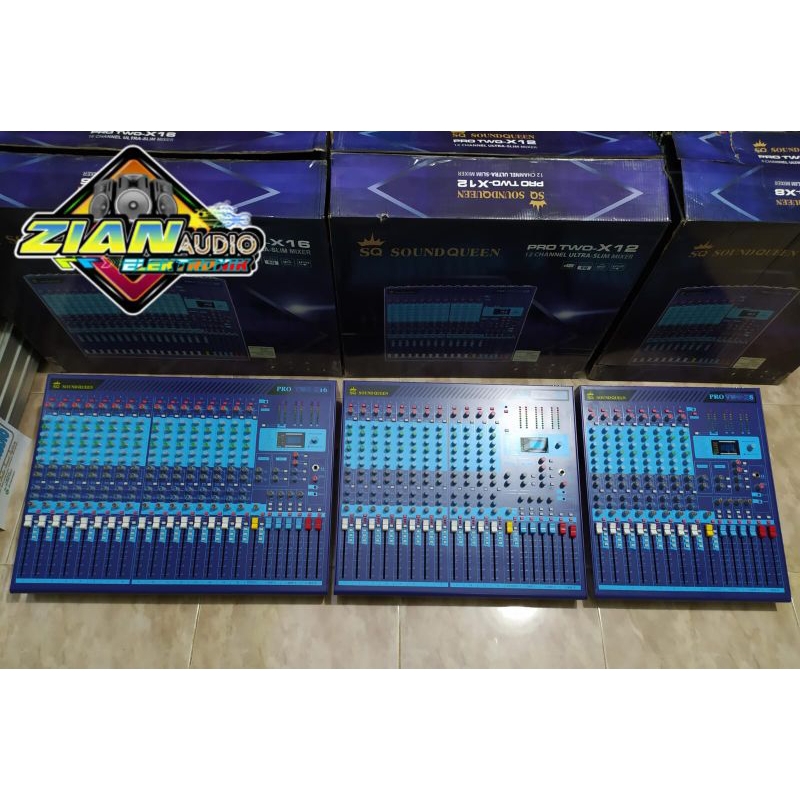 Ciasaatcisarua Mixer Soundqueen Pro Two X Series 12 Channel Original