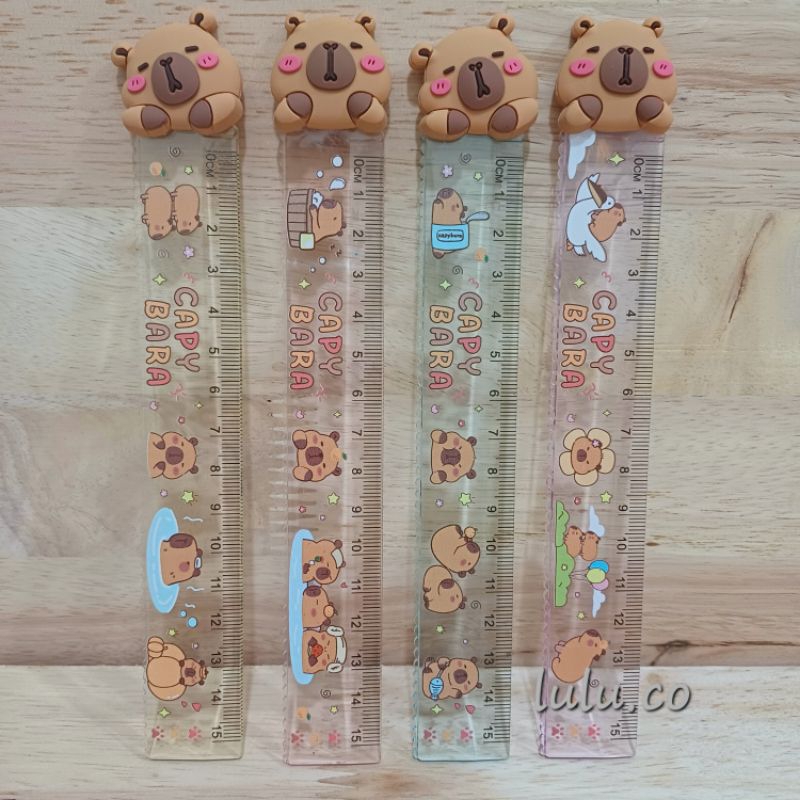 

Penggaris rol ruler 15cm KEPALA CAPYBARA