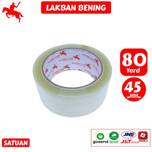 

Lakban Bening KSATRIA Tape 80 Yard Ksatria Tape Tebal
