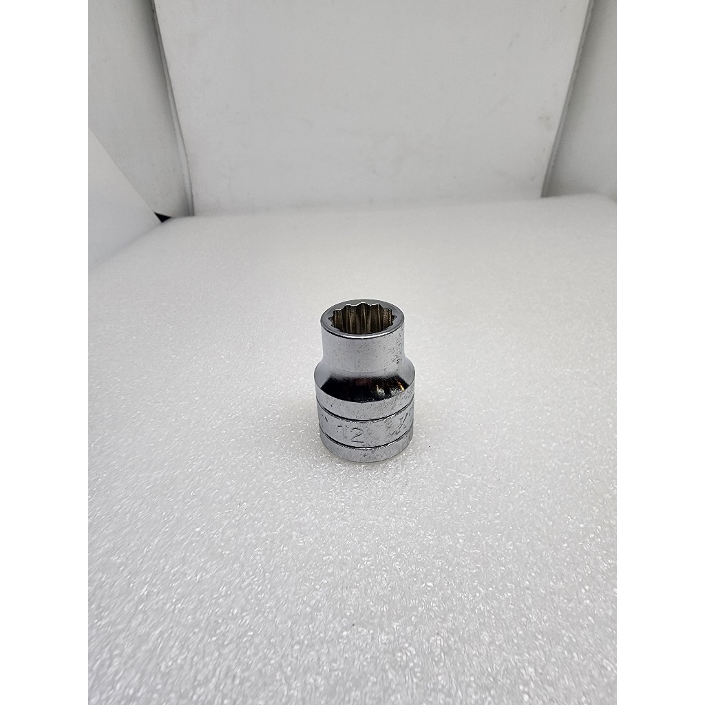 KTC 1/2" dr. Socket 12mm 12pt B4-12W Kunci Shock 12mm