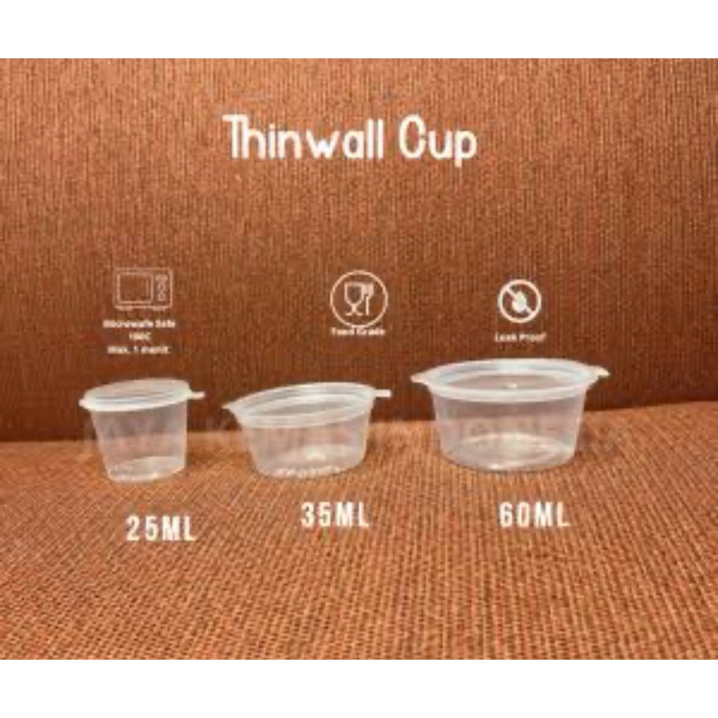 sauce cup 35ml & sauce cup 60ml