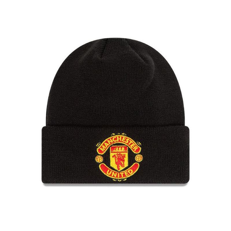 Beanie Anak New Era Cap M*nchester United Black Kids Original