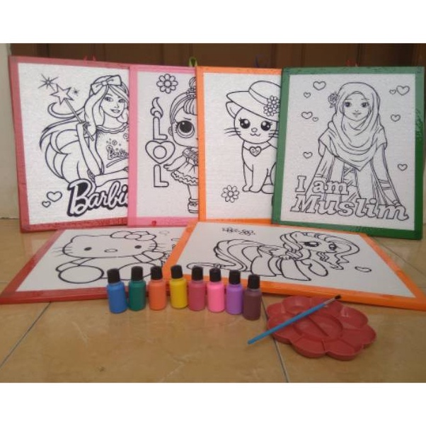 

Paket Hemat paket lukis sterofoam double