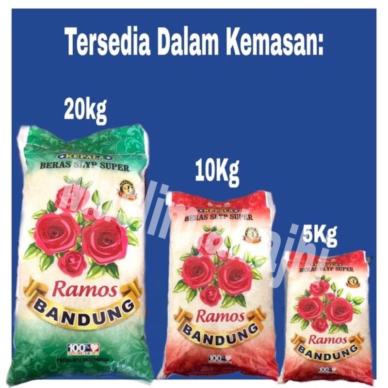 

beras Ramos bandung super 5kg 10kg 20kg