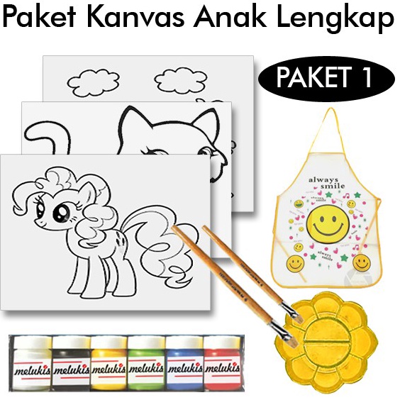 

Hot Promo KANVAS LUKIS GAMBAR ANAK LENGKAP PAKET 1