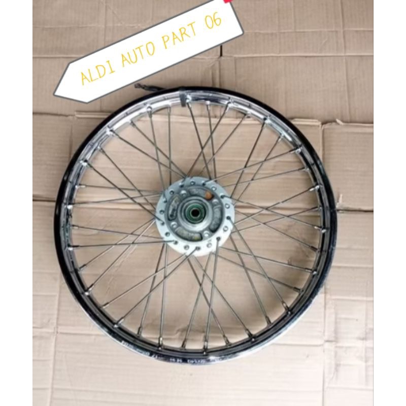 VELG DEPAN JARI JARI HONDA REVO ABS-BLADE-SUPRA X 125-KIRANA-ORIGINAL COPOTAN
