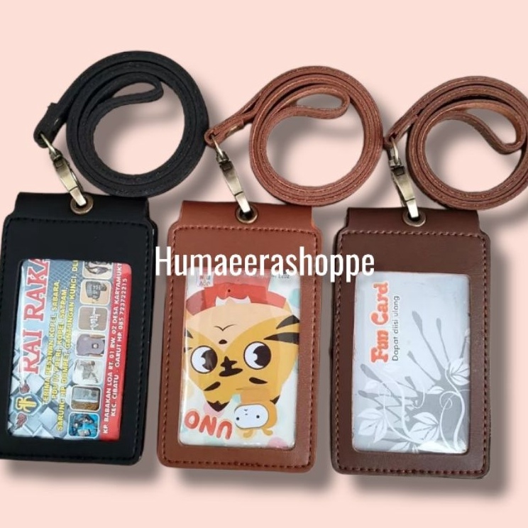 

Diskon Tambahan ID card holder gantungan id card gantungan id card kulit leather